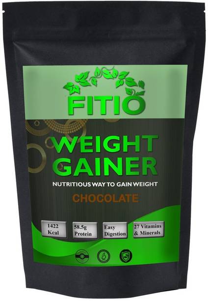 FITIO Mass High ProteinWeight Gainers/Mass Gainers (Chocolate) MW564 Pro Weight Gainers/Mass Gainers