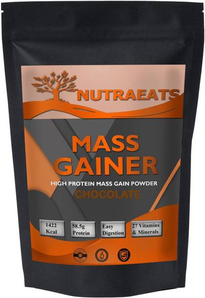NutraEats Super Gainer XXL Weight Gainers/Mass Gainers (Chocolate) MW706 Weight Gainers/Mass Gainers
