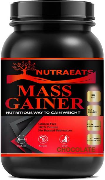 NutraEats Mass High Protein Weight Gainers/Mass Gainers (Chocolate)MW896 Weight Gainers/Mass Gainers