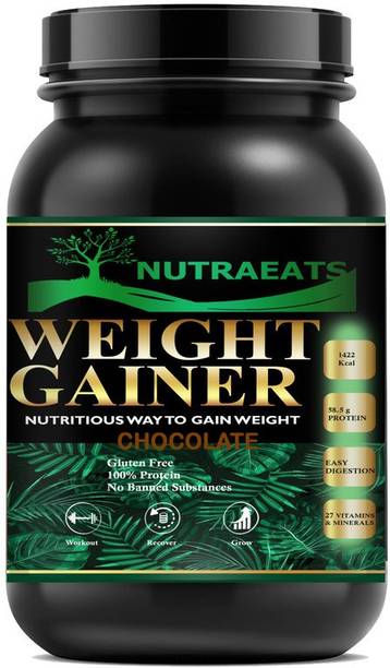 NutraEats Mass Weight Gainers/Mass Gainers (Chocolate) MW630 Premium Weight Gainers/Mass Gainers