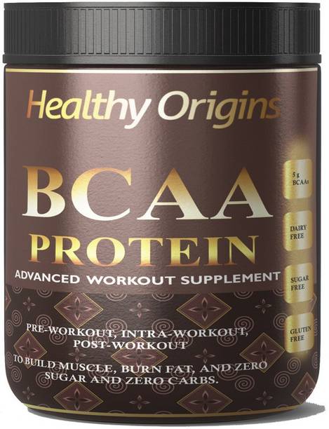 Healthy Origins Real BCAA 100% Micronized Vegan, Muscle Recovery & Endurance BCAA B84 Ultra BCAA