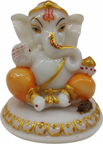 gift inn Car Ganesha Decorative Showpiece  -  9 cm
