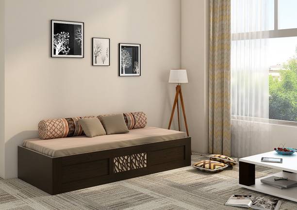 SPACEWOOD Engineered Wood Single Box Bed