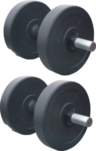 ProFitness 10 KG PVC Dumbell Set Combo From Home Exercise Adjustable Dumbbell Adjustable Dumbbell