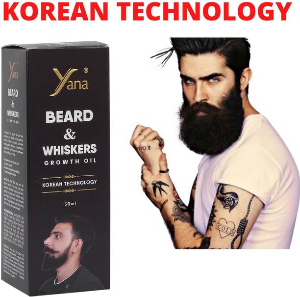 Yana Advanced Beard Growth Oil for strong and healthy beard growth organic beard oil  Hair Oil