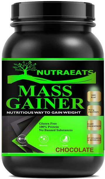 NutraEats Nutrition Mass Gainer++ Weight Gainers/Mass Gainers (Chocolate) MW853 Premium Weight Gainers/Mass Gainers