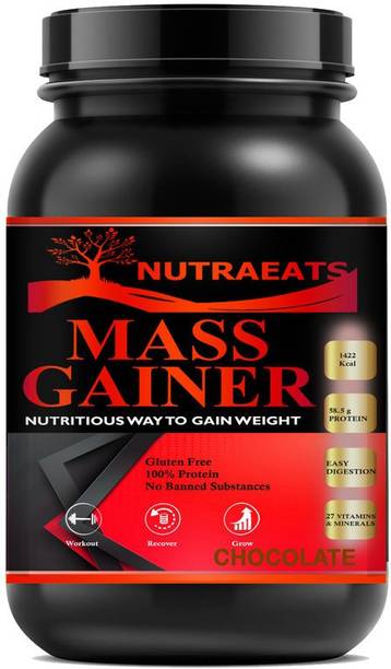 NutraEats Mass High Protein Weight Gainers/Mass Gainers (Chocolate)MW896 Premium Weight Gainers/Mass Gainers