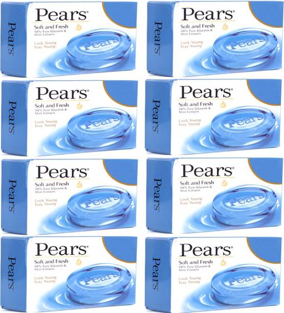 Pears Soft And Fresh Soap 8X100g