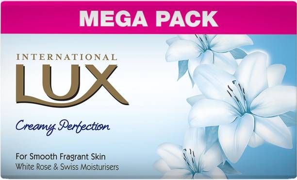 LUX International Creamy Swiss Moisturizer Beauty Soap For Glowing Skin Mega Pack