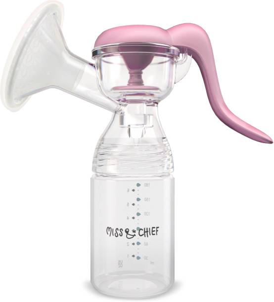 Miss & Chief by Flipkart Manual Breast Pump with Adjustable Suction Glass Bottle  - Manual
