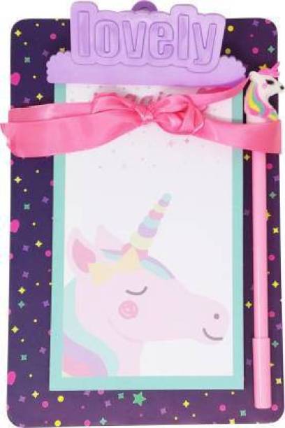 HornFlow Unicorn A5 Note Pad Unruled 80 Pages