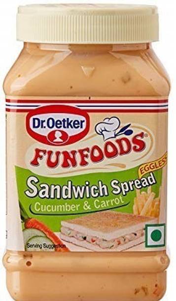 FUNFOODS by Dr. Oetker Sandwich Spread Veg Cucumber & Carrot 250 Gram