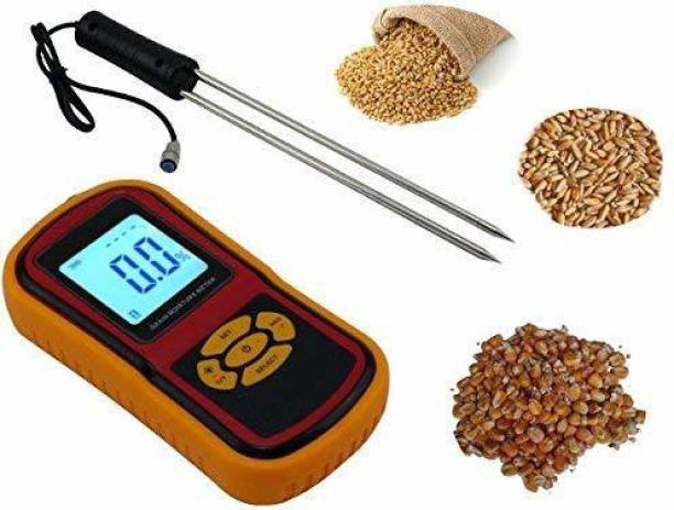 AASONS GMM-7002 GMM-7002 GMM-7002 Digital Grain Moisture Meter With Measuring Probe LCD Hygrometer Humidity Tester For Wheat,Corn,Rice,Bean Pin-Type Digital Moisture Measurer (10 mm) Pin-Type Digital Moisture Measurer