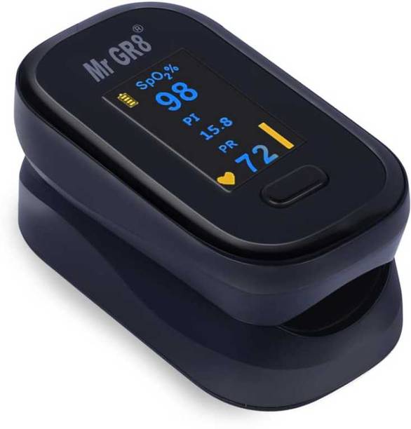 MR GR8 FINGER PULSE OXIMETER PO-02 WITH BLACK BAG + OLED Digital Finger Pulse Oximeter Spo2 Blood Oxygen Monitor Arterial Saturation Monitor With Pulse Rate Monitor Heart Rate Monitor & Perfusion Index Medical Health Monitoring Device with Automatic Shutdown Fintertip Pulse Oximeter Pulse Oximeter Pulse Oximeter