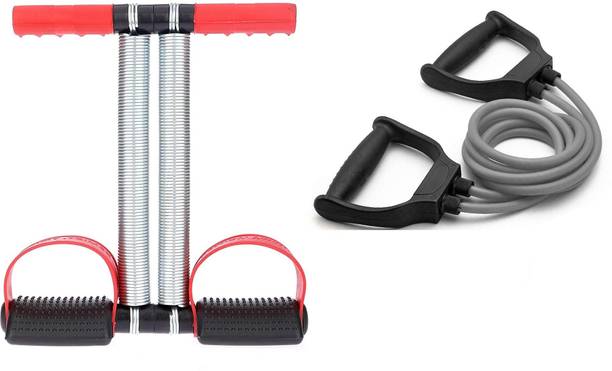 LIVOX Double Spring Tummy Trimmer With Double Toning Resistance Tube. एब व्यायाम करने वाला