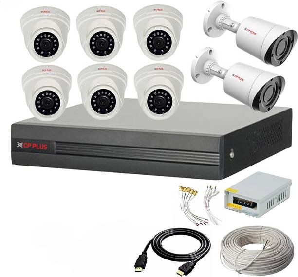 CP PLUS 8 Channal HD DVR 1080p 1Pcs,Outdoor Camera 2.4 ...