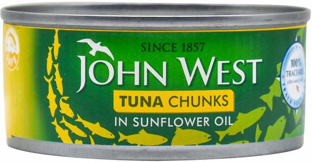 John West Tuna Chunks In Sunflower Oil Imported 145 gms Meat