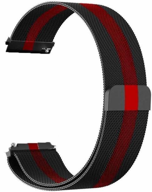 gettechgo Magnetic Milanese 22mm Band Strap Compatible for Galaxy Watch 3 45mm/Galaxy 46mm/Gear S3 Frontier,Classic/Amazfit Pace Stratos,Stratos+,Stratos3 /Huawei GT2 46mm/Honor Magic Watch 2 (46mm) & Smartwatch with 22mm Lugs Smart Watch Strap