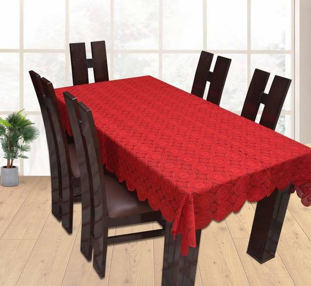 SSDN Maroon Polyester Table Linen Set