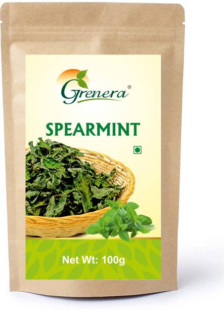 Grenera Spearmint Herbal Tea for PCOD and PCOS | Cure Facial and Acne Due to Hormonal Imbalance Herbal Tea Pouch