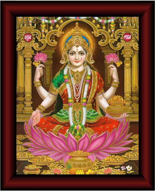 Darsh Craft Laxmi Mata Religious Frame