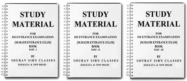 Study Material For Isi Entrance Examination M.Math Entrance Exam