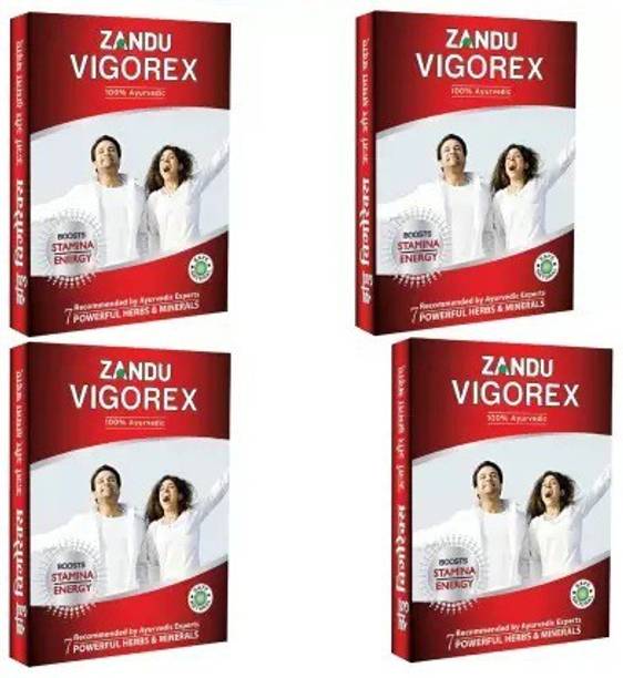 ZANDU Vigorex Ayurvedic Daily Energizer- 10 capsules (pack of 4)