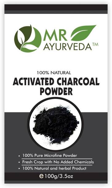 MR Ayurveda 100% Pure Activated Charcoal Powder