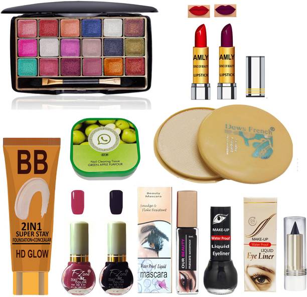 CLUB 16 All Season Professional Makeup Kit Of 11 Makeup Items 108