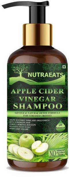 NutraEats Apple Vinegar (ACV) & Argan Oil Hair Shampoo No Sulphate, No Parabens Advanced
