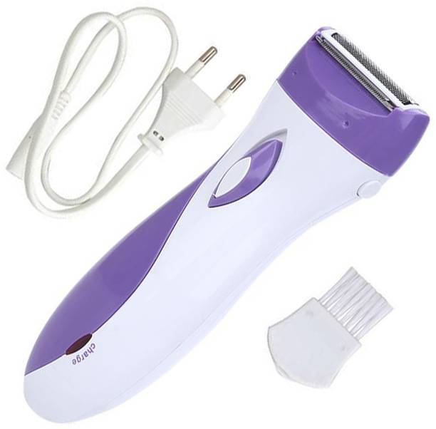 SDM Cordless Hair Remover LED INDICATOR Shaver Mini Rechargeable Twin Blades Body Face Bikini Underarm Shaving Razor Lady Depilador for Face Body Hair Removal Lady Bikini Shaving Machine Hair Removal Hair Clipper Epilator Bikini Shaving Trimmer Trimmer 40 min  Runtime 1 Length Settings