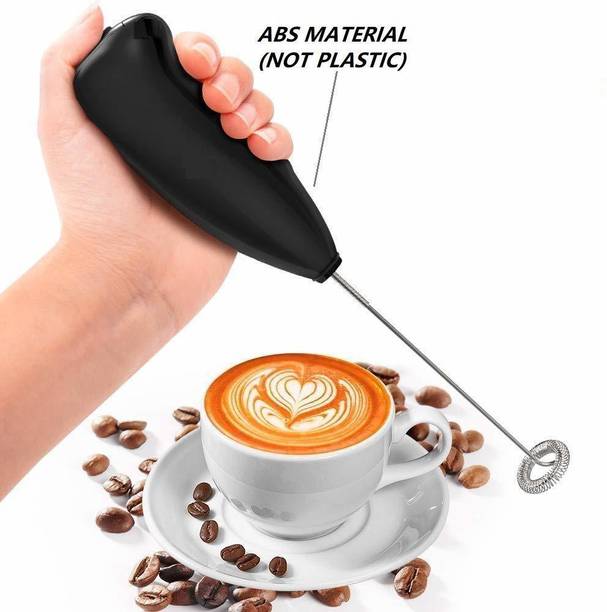 VEKARIYA ENTERPRISE Vent Electric Foam Maker Hand Blender for Coffee/Egg Beater Whisker Latte Maker for Milk, Coffee, Egg Beater, Juice, Café Latte, Espresso, Cappuccino, Lassi(Multi-Color) Personal Coffee Maker