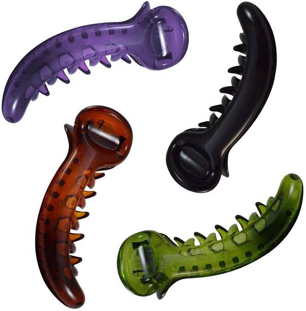 New Arihant Traders Premium Quality Mirchi/Banana Hair Clip -4 pieces) Banana Clip
