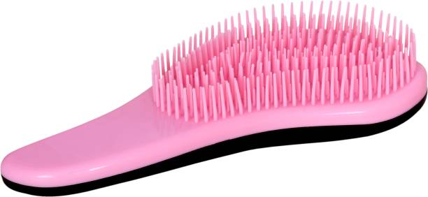 The Little Lookers Kids Hair Brush, Compatible for Wet and Dry Hair, Best for detangling Hair | Stylish Comb for Babies/Children/Kids| Easy to use on Baby’s Sensitive scalps (Pink, Pack of 1)