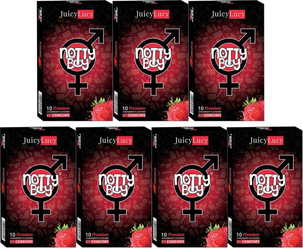 NottyBoy Strawberry Flavored Condoms For Men Condom