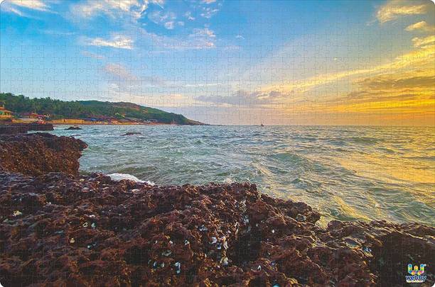Webby Sunset by The Coral Reefs Wooden Jigsaw Puzzle, 1000 Pieces 1000 Pieces