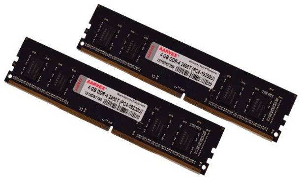 AARVEX DDR4 DDR4 4 GB (Dual Channel) PC (DDR4-2400,MHZ/2600MHZ DESKTOP RAM)