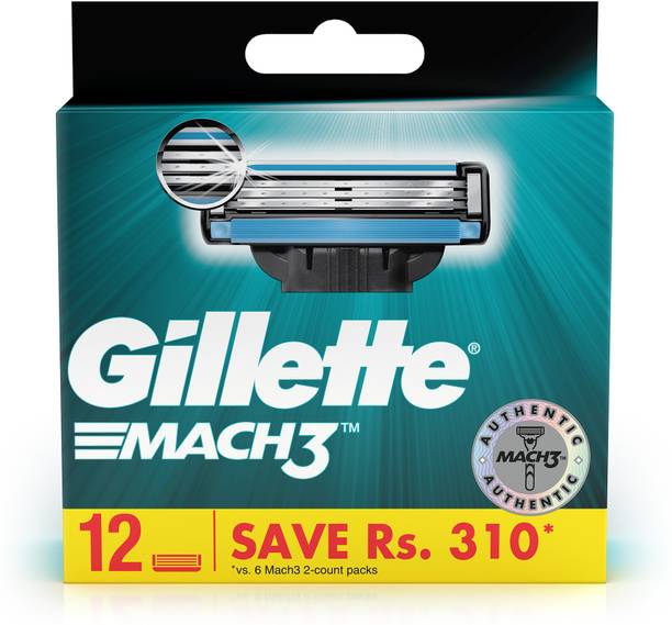 Gillette Mach3 Cartridges for More Comfort