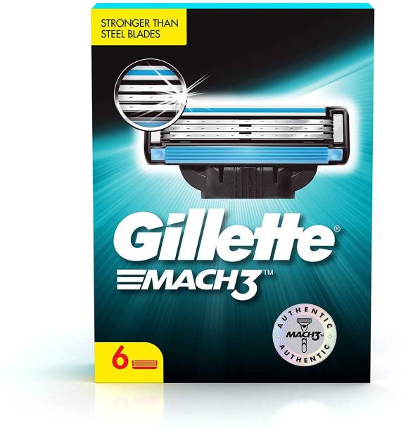 Gillette Mach3 Cartridges with Indicatior Lubra Strip