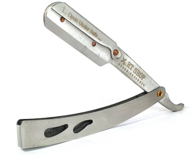 RT SHOP Straight Edge Stainless Steel Shaving Razor For Men, Men & Women