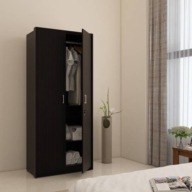 SPACEWOOD Engineered Wood 2 Door Wardrobe