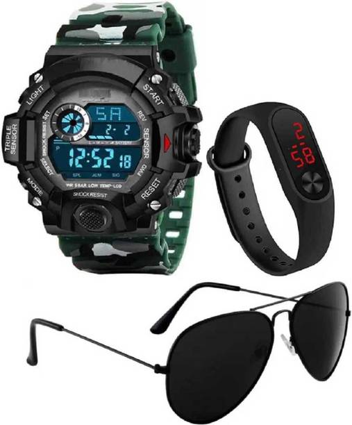 DKERAOD Edition Green Sylish Creative Collection Best Deal And Best Offer Fasted Selling Digital Watch  - For Boys