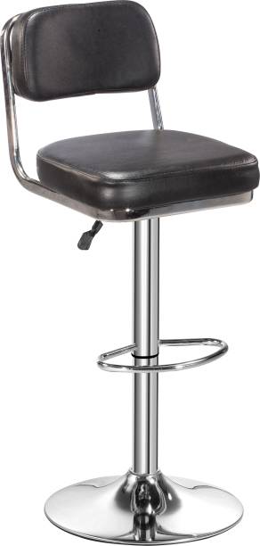 Closed Storage Bar Stools Chairs, Retro Metal Bar Stools With Back