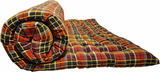 Anand Textile multicolor 4 inch Single Cotton Mattress