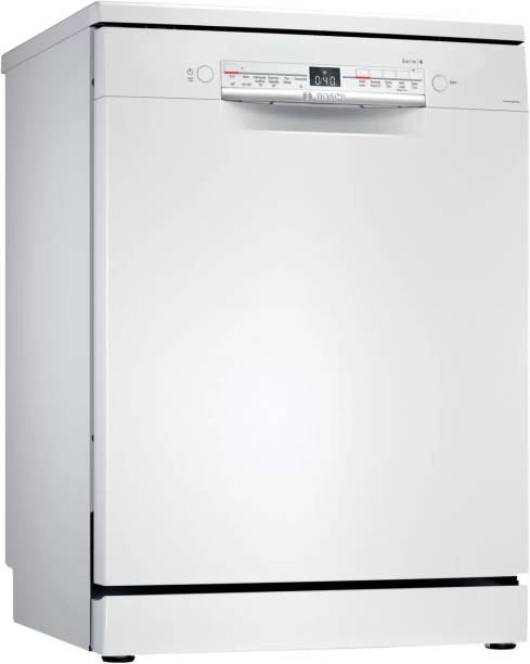 BOSCH SMS6ITW00I Free Standing 13 Place Settings Dishwasher
