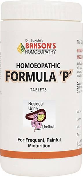 Bakson's Homoeopathy Homoeopathic Formula 'P' Tablets