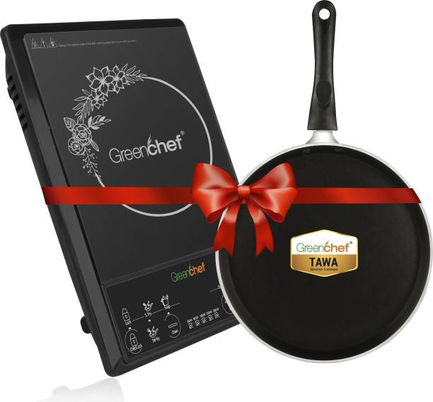 Greenchef Maxo Special Combo Induction Cooktop 2000W + 250IB Rio Tawa Induction Cooktop