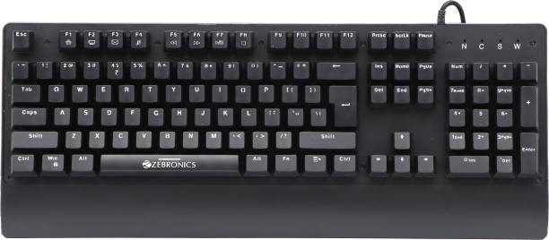 ZEBRONICS Zeb-Nitro 1 Wired USB Desktop Keyboard