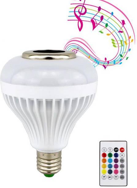 Kingdom LED Bluetooth Music Bulb for Party, Festival, Birthday Celebration | Inbuilt Bluetooth Speaker Smart Bulb