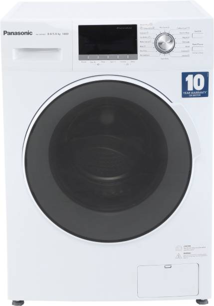Panasonic 8/5 kg Washer with Dryer with In-built Heater White  (NA-S085M2W01)